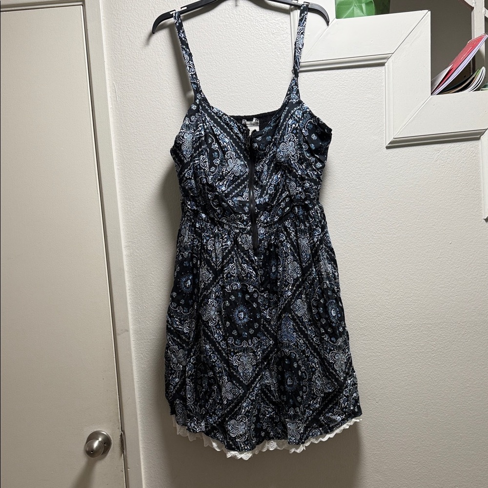 American Rag Black and White Mini Dress